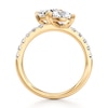 Thumbnail Image 2 of J'Lure Trillion Curved Brilliant-Cut Two-Stone Lab-Grown Diamond Engagement Ring 1-7/8 ct tw 18K Yellow Gold