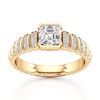 Thumbnail Image 1 of J'Lure Square-Emerald Step-Cut Lab-Created Diamond Engagement Ring 1-1/5 ct tw 18K Yellow Gold
