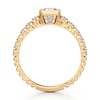 Thumbnail Image 2 of J'Lure Square-Emerald Step-Cut Lab-Created Diamond Engagement Ring 1-1/5 ct tw 18K Yellow Gold