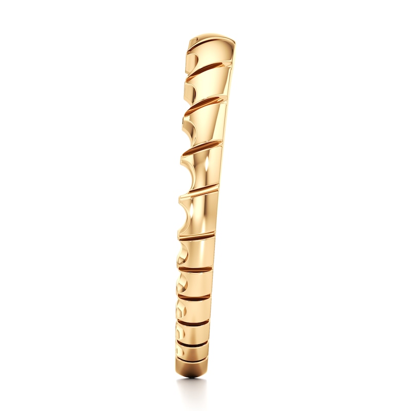 Main Image 3 of J'Lure Contour Wedding Band 18K Yellow Gold