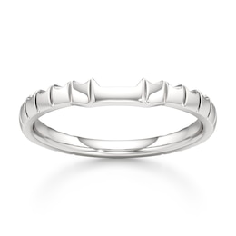 J'Lure Contour Wedding Band 18K White Gold