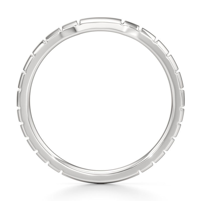 Main Image 2 of J'Lure Contour Wedding Band 18K White Gold