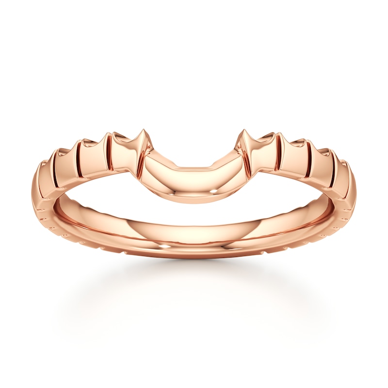 Main Image 1 of J'Lure Contour Wedding Band 18K Rose Gold