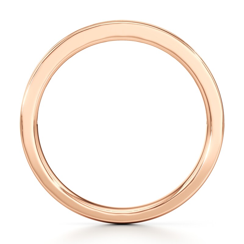 Main Image 2 of J'Lure Baguette & Round-Cut Lab-Grown Diamond Wedding Band 3/8 ct tw 18K Rose Gold