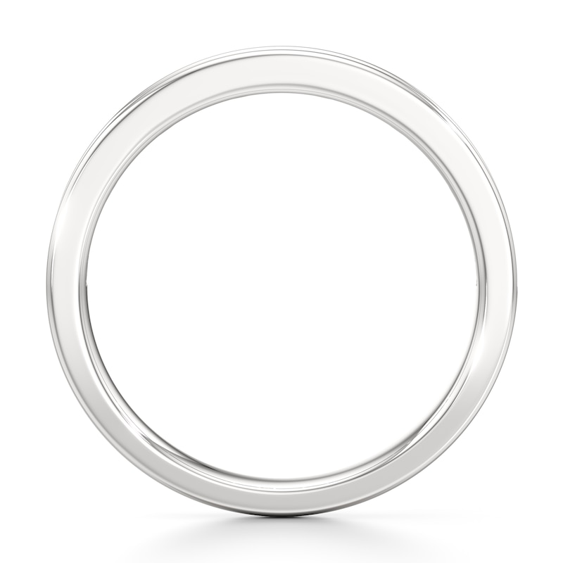 Main Image 2 of J'Lure Baguette & Round-Cut Lab-Grown Diamond Wedding Band 3/8 ct tw 18K White Gold