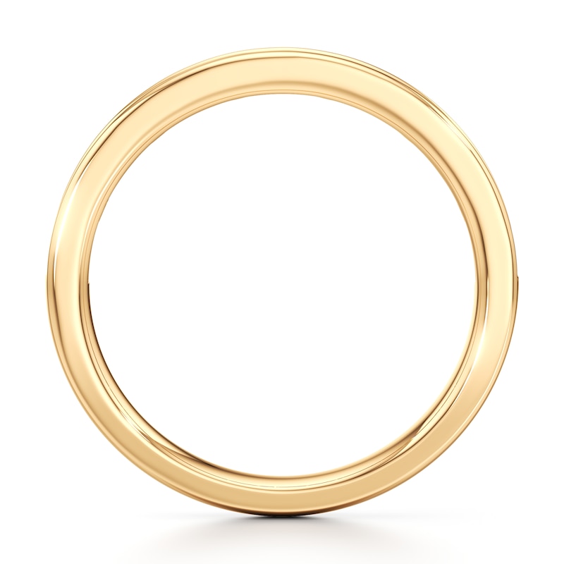 Main Image 2 of J'Lure Baguette & Round-Cut Lab-Grown Diamond Wedding Band 3/8 ct tw 18K Yellow Gold