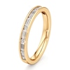 Thumbnail Image 4 of J'Lure Baguette & Round-Cut Lab-Grown Diamond Wedding Band 3/8 ct tw 18K Yellow Gold