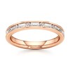 Thumbnail Image 1 of J'Lure Baguette & Round-Cut Lab-Grown Diamond Wedding Band 3/8 ct tw 18K Rose Gold