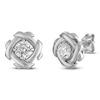 Thumbnail Image 2 of Unspoken Diamond Solitaire Stud Earrings 1 ct tw 14K White Gold (I1/I)