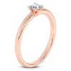 Thumbnail Image 2 of Certified Princess-Cut Diamond Solitaire Engagement Ring 1/2 ct tw 14K Rose Gold (I1/I)