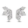 Thumbnail Image 1 of J'Lure Kite Step-Cut Lab-Grown Diamond Three-Stone Earrings 2-7/8 ct tw 14K White Gold