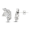 Thumbnail Image 2 of J'Lure Kite Step-Cut Lab-Grown Diamond Three-Stone Earrings 2-7/8 ct tw 14K White Gold
