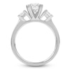 Thumbnail Image 2 of Storied Diamond Desert Sands of Eternity Princess-Cut Three-Stone Engagement Ring 1-3/8 ct tw Platinum