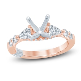 Pnina Tornai Lab-Grown Diamond Engagement Ring Setting 5/8 ct tw 14K Rose Gold