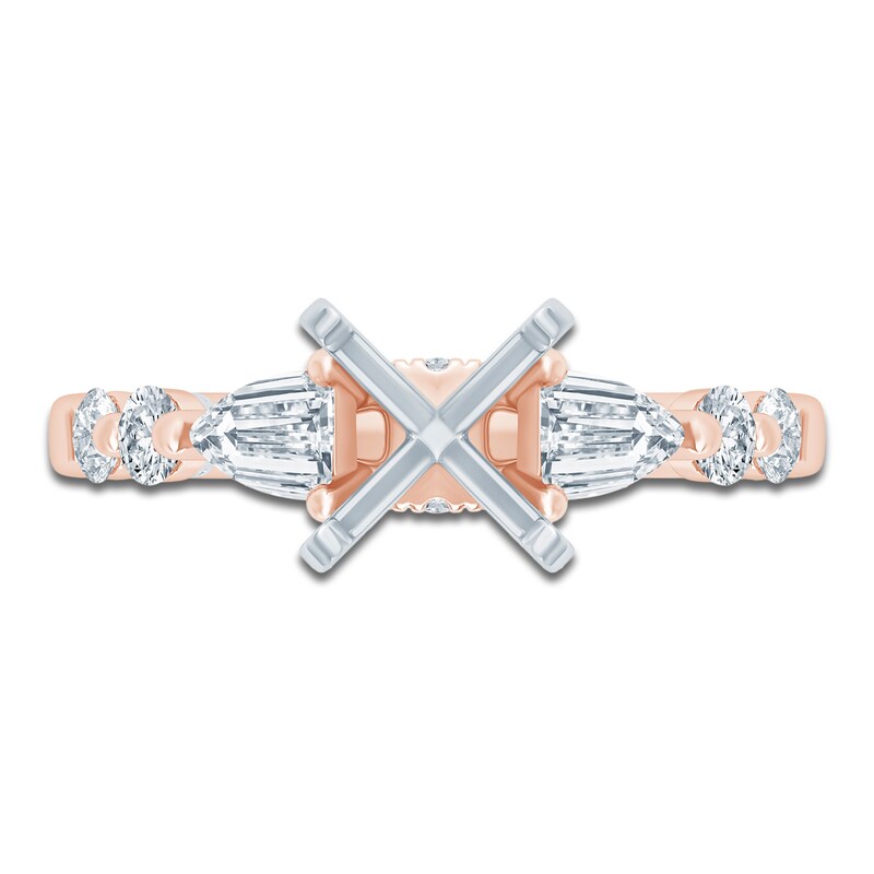 Main Image 3 of Pnina Tornai Lab-Grown Diamond Engagement Ring Setting 5/8 ct tw 14K Rose Gold