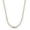 Thumbnail Image 1 of Curb Chain Necklace 8mm Stainless Steel & Yellow Ion Plating 24"