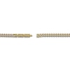 Thumbnail Image 3 of Curb Chain Necklace 8mm Stainless Steel & Yellow Ion Plating 24"