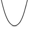 Thumbnail Image 1 of Wheat Chain Necklace 3mm Black Ion-Plated Stainless Steel 30"