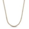 Thumbnail Image 1 of Curb Chain Necklace 8mm Yellow Ion-Plated Stainless Steel 20"