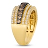 Thumbnail Image 3 of Le Vian Chocolate Diamond Multi-Row Ring 1-1/3 ct tw 14K Honey Gold