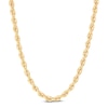 Thumbnail Image 1 of Glitter Rope Chain Necklace 3.85mm Semi-Solid 10K Yellow Gold 24"