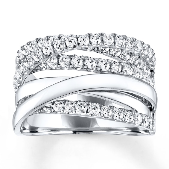 Jared Signature Diamond Ring 1-1/2 ct tw Round 14K White Gold