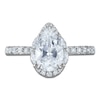 Thumbnail Image 3 of Vera Wang VOW Pear-Shaped Lab-Grown Diamond Engagement Ring 2 ct tw 14K White Gold