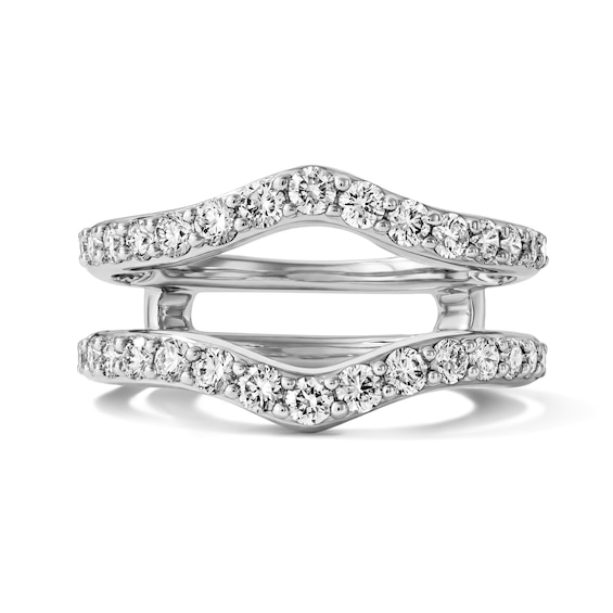 Chosen Diamond Enhancer Ring 1 ct tw Round 14K White Gold