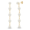 Thumbnail Image 2 of Cultured Pearl Drop Earrings 14K Yellow Gold