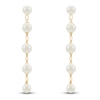 Thumbnail Image 3 of Cultured Pearl Drop Earrings 14K Yellow Gold