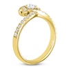 Thumbnail Image 2 of Unspoken Round-Cut Diamond Halo Ring 3/4 ct tw 14K Yellow Gold