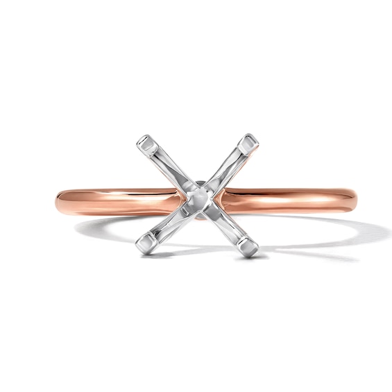 Chosen Solitaire Ring Setting 14K Rose Gold