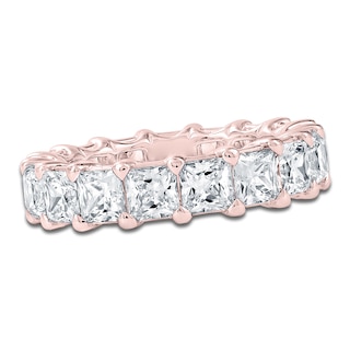 Chosen Certified Princess-Cut Diamond Eternity Band 6-3/4 to 8-5/8 ct tw 14K Rose Gold