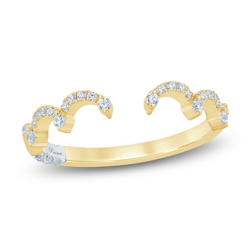 Main Image 1 of &nbsp;Pnina Tornai Diamond Open Lace Wedding Band 1/5 ct tw 14K Yellow Gold