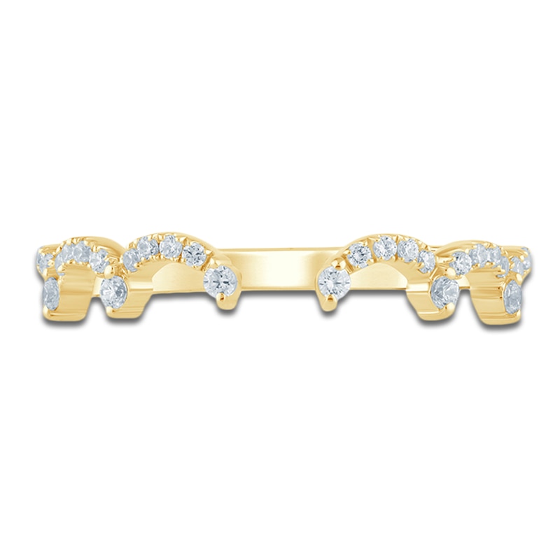 Main Image 3 of &nbsp;Pnina Tornai Diamond Open Lace Wedding Band 1/5 ct tw 14K Yellow Gold