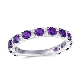 Birthstone Band Ring (2 Stones)