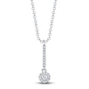 Thumbnail Image 0 of Shy Creation Diamond Drop Necklace 1/10 ct tw 14K White Gold SC55026773