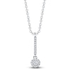 Thumbnail Image 0 of Shy Creation Diamond Drop Necklace 1/10 ct tw 14K White Gold SC55026773