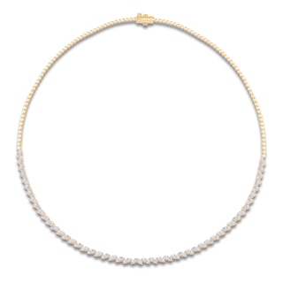 Jared Signature Diamond Necklace 4-1/2 ct tw 14K Yellow Gold 18.3"
