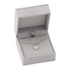 Thumbnail Image 6 of Shy Creation Mother-of-Pearl Heart Necklace 1/8 ct tw Diamonds 14K Yellow Gold 18" SC55023860V5
