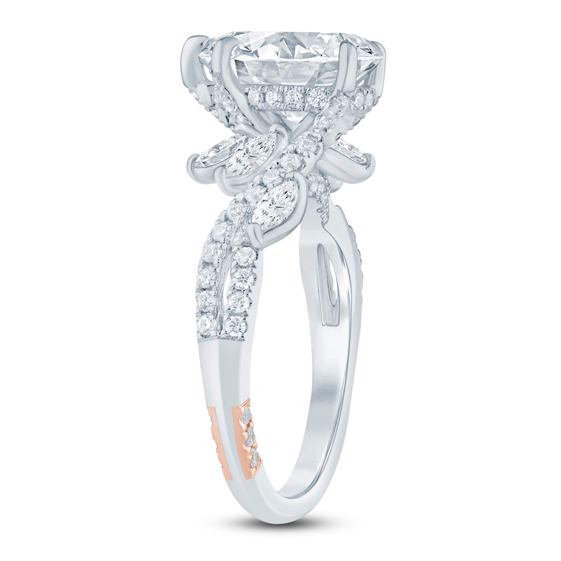 Main Image 2 of Pnina Tornai Pear-Shaped Lab-Grown Diamond Bypass Engagement Ring 2-7/8 ct tw 14K White Gold
