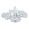 Thumbnail Image 3 of Pnina Tornai Pear-Shaped Lab-Grown Diamond Bypass Engagement Ring 2-7/8 ct tw 14K White Gold