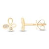 Thumbnail Image 1 of Children's Butterfly Stud Earrings 1/20 ct tw 14K Yellow Gold