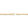 Thumbnail Image 2 of Italia D'Oro Four-Strand Valentino Mirror Chain Bracelet 14K Yellow Gold 7.25"
