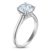 Thumbnail Image 2 of Round-Cut Lab-Grown Diamond Solitaire Plus Engagement Ring 1-1/2 ct tw Platinum (VS2/F)