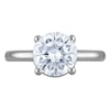 Thumbnail Image 3 of Round-Cut Lab-Grown Diamond Solitaire Plus Engagement Ring 1-1/2 ct tw Platinum (VS2/F)