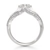 Thumbnail Image 2 of J'Lure Lab-Grown Diamond Square-Emerald Step-Cut Engagement Ring 1-3/8 ct tw 18K White Gold