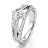 Thumbnail Image 4 of J'Lure Lab-Grown Diamond Square-Emerald Step-Cut Engagement Ring 1-3/8 ct tw 18K White Gold