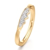 Thumbnail Image 4 of J'Lure Lab-Grown Diamond Scalloped Wedding Band 1/6 ct tw 18K Yellow Gold