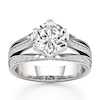 Thumbnail Image 1 of J'Lure Lab-Grown Diamond Hexagon Brilliant-Cut Engagement Ring 3-1/2 ct tw 18K White Gold